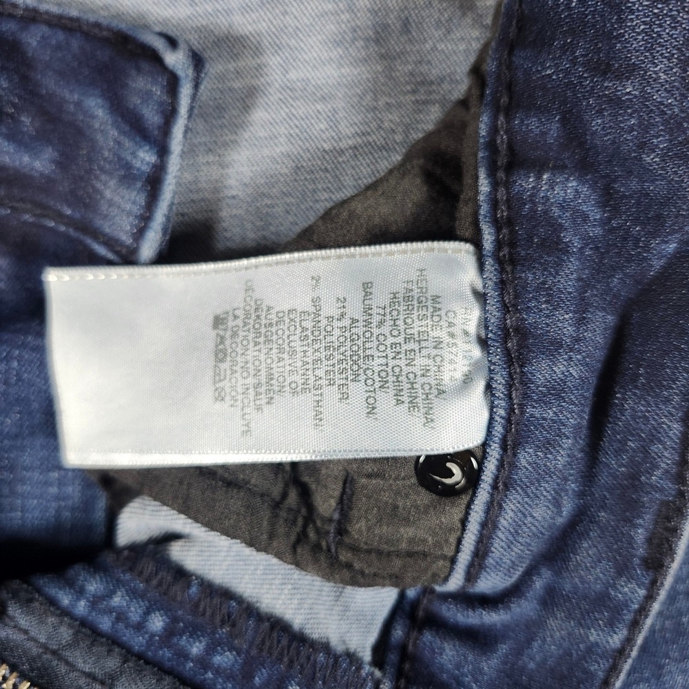 True Religion Becca Bootcut Jeans Womens 30 Blue Excellent Mid Rise Dark Wash - Picture 13 of 15